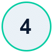 Number 4 inside a teal circular badge (step indicator)